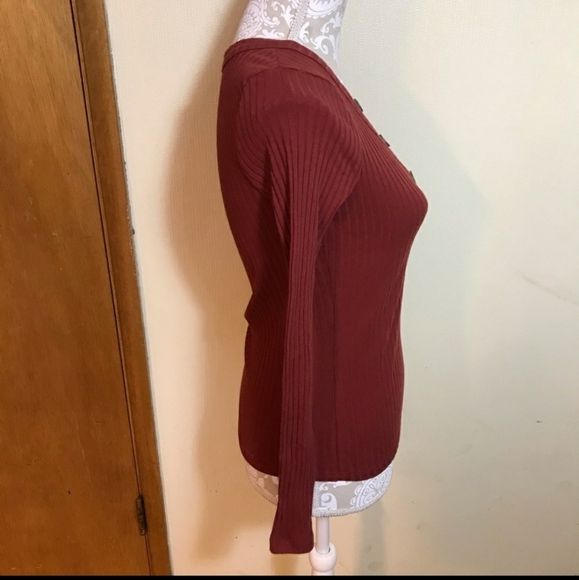 ❤️ NWT Cute V Neck Sweater Top by Timing - Picture 3 of 6